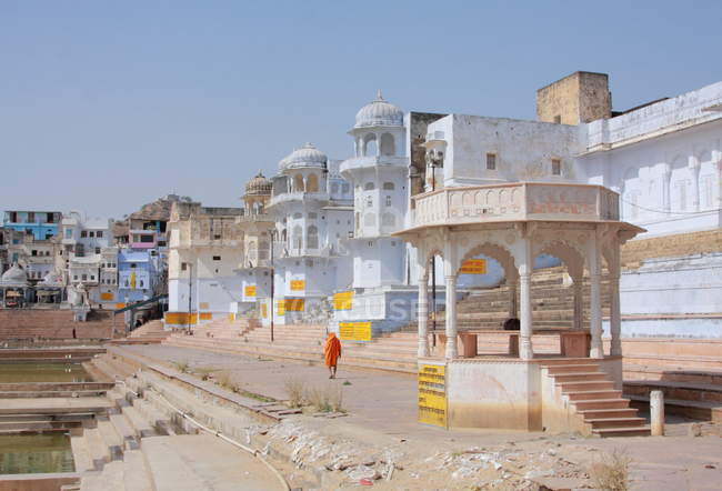 Pushkar heilige Stadt, rajasthan — Stockfoto