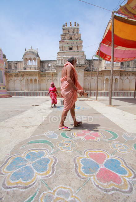 Popolazione locale a Jodhpur (India. Stato del Rajasthan
) — Foto stock