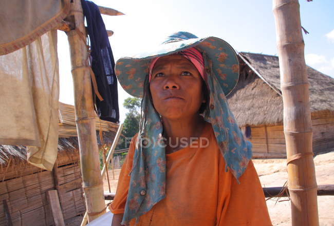 Akha племені жінка в Чіанг Рай — стокове фото