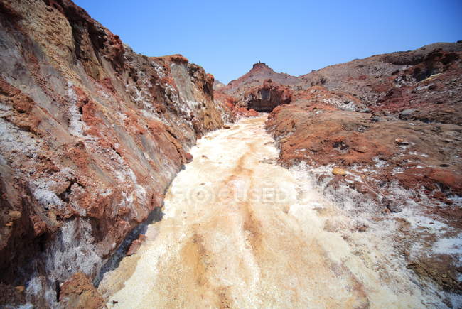 Сіль пустелі, Hormoz острів — стокове фото