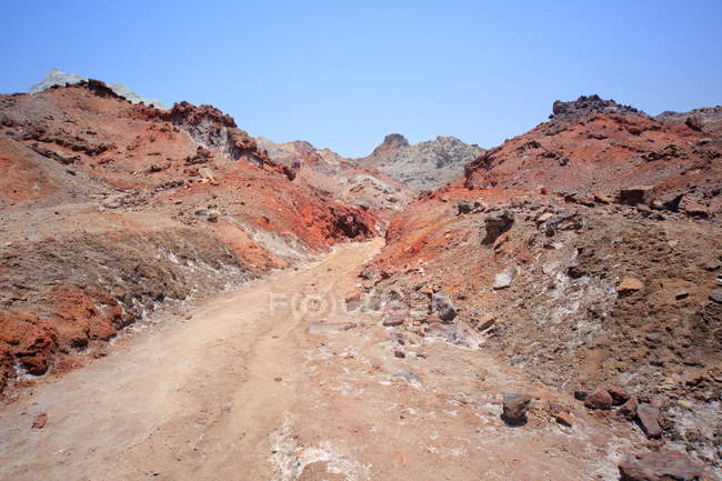 Salt Desert,Hormoz Island — Stock Photo