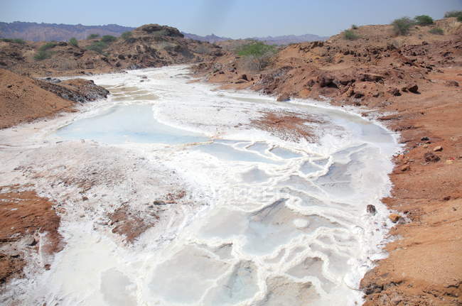 Désert de sel, île Hormoz — Photo de stock