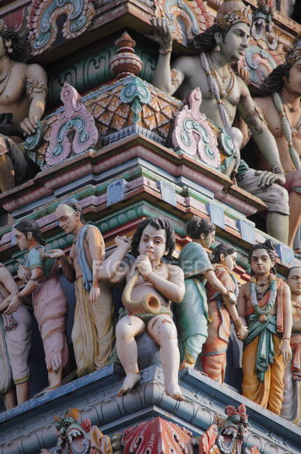 Majestätischer nördlicher Eingangsturm des Chidambaram-Tempels (ca. 12. Jahrhundert)) — Stockfoto