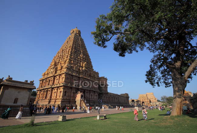 Punto de referencia turístico en Thanjavur, Tamil Nadu, India - foto de stock