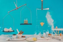 Lebensmittel Chemie Kunst Stillleben — Stockfoto