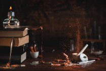 Phasen der Schokoladenzubereitung — Stockfoto