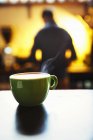 Close up of cup of coffee — Stock Photo