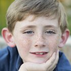 Portrait of a young boy — Stock Photo