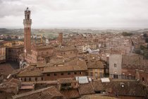 Vista de la ciudad de Siena - foto de stock