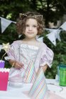 Young girl dressed as a fairy — Stock Photo