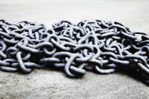 Pile of old chains — Stock Photo