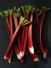 Sticks of fresh rhubarb — Stock Photo