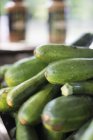 Pile of fresh courgettes — Stock Photo