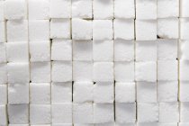 Stacked sugar cubes — Stock Photo