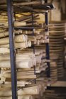 Móveis de madeira peças — Fotografia de Stock