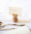 Close up of place setting — Stock Photo