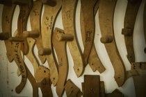 Modelli di bracciolo sedia in legno — Foto stock