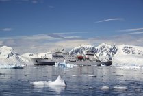Navire de croisière antarctique — Photo de stock