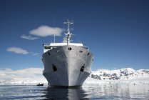 Антарктические круизные лайнеры — стоковое фото