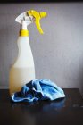 Spray bottle of kitchen cleaner — Stock Photo