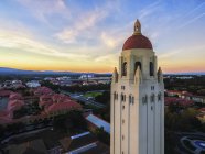 Hoover Tower at sunset — Stock Photo