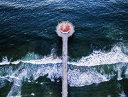 Beach Pier and waves — Stock Photo