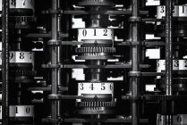 Структура двигуна в музеї комп'ютерної історії — стокове фото