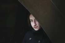 Portrait of teenage girl — Stock Photo