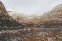 Formaciones rocosas del desierto pintadas - foto de stock