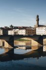Río Arno, Florencia - foto de stock