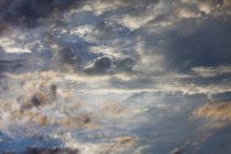 Nubi temporalesche drammatiche — Foto stock