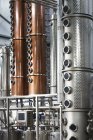 Chambres hautes de distillerie de cuivre — Photo de stock