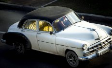 High angle shot of classic car — Stock Photo