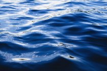 Surface of ocean water with ripple, full frame — Stock Photo