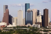 Skyline della città con grattacieli moderni a Houston, Stati Uniti — Foto stock