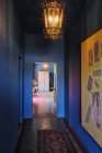Interno colorato classico del corridoio, Todos Santos, Baja California, Messico — Foto stock