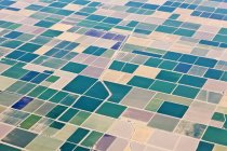 Schema dei campi patchwork in California, USA — Foto stock