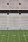 50 yard line e posti a sedere allo stadio di Dallas, Texas, USA — Foto stock