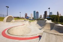 Parque de skate na cidade de Houston, Texas, EUA — Fotografia de Stock