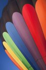 Balão de ar quente padrão multicolorido, quadro completo — Fotografia de Stock