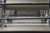 Industrial loom processing textiles, Nikologory, Russia — Stock Photo