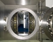 Vault in commercial bank building interior, Chicago, Illinois, USA — Stock Photo