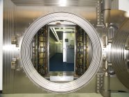 Bank vault in commercial building interior, Chicago, Illinois, USA — Stock Photo