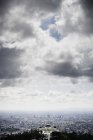 Los Angeles beneath cloudy sky, California, USA — Stock Photo