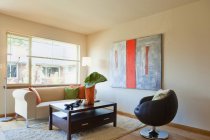 Appartamento soggiorno a Seattle, Washington, Stati Uniti d'America — Foto stock