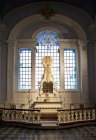Igreja altar e janela, Nova York, Nova York, EUA — Fotografia de Stock