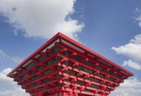 Східний дизайн будівлі докладно, Шанхай Expo, Шанхай, Китай — стокове фото