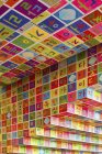 Dettaglio colorato dell'edificio, Shanghai Expo, Shanghai, Cina — Foto stock