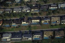 Luftaufnahme von los angeles Wohngebiet in Kalifornien, Vereinigte Staaten — Stockfoto