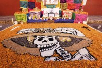 Day of the Dead artwork, San Miguel de Allende, Guanajuato, Mexico — Stock Photo